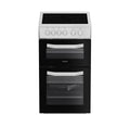 HOTPOINT HTE5VCW 50 cm Electric Ceramic Cooker - White