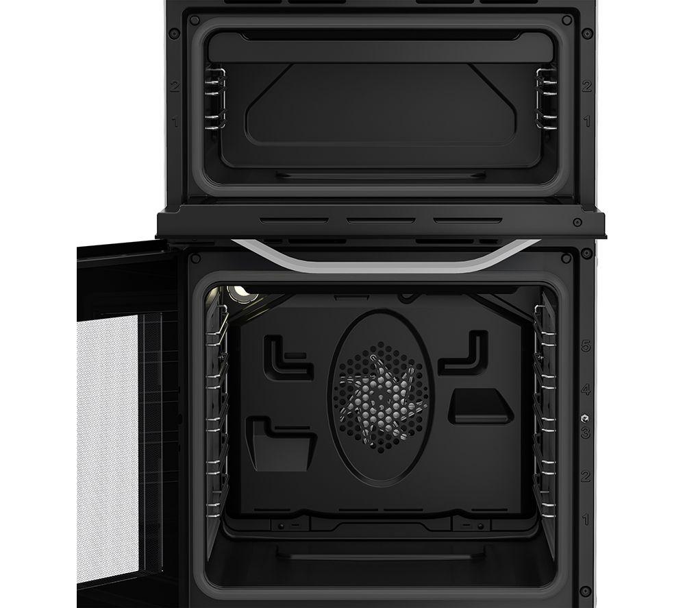 Cocina eléctrica de cerámica de 50 cm HOTPOINT HTE5VCW - Blanca