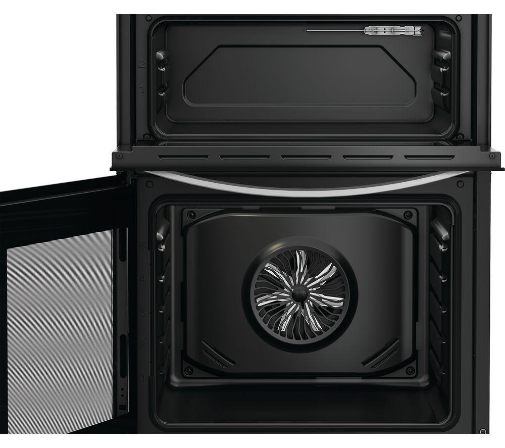 Cocina eléctrica de vitrocerámica Indesit IDE6VMB de 60 cm - Negra