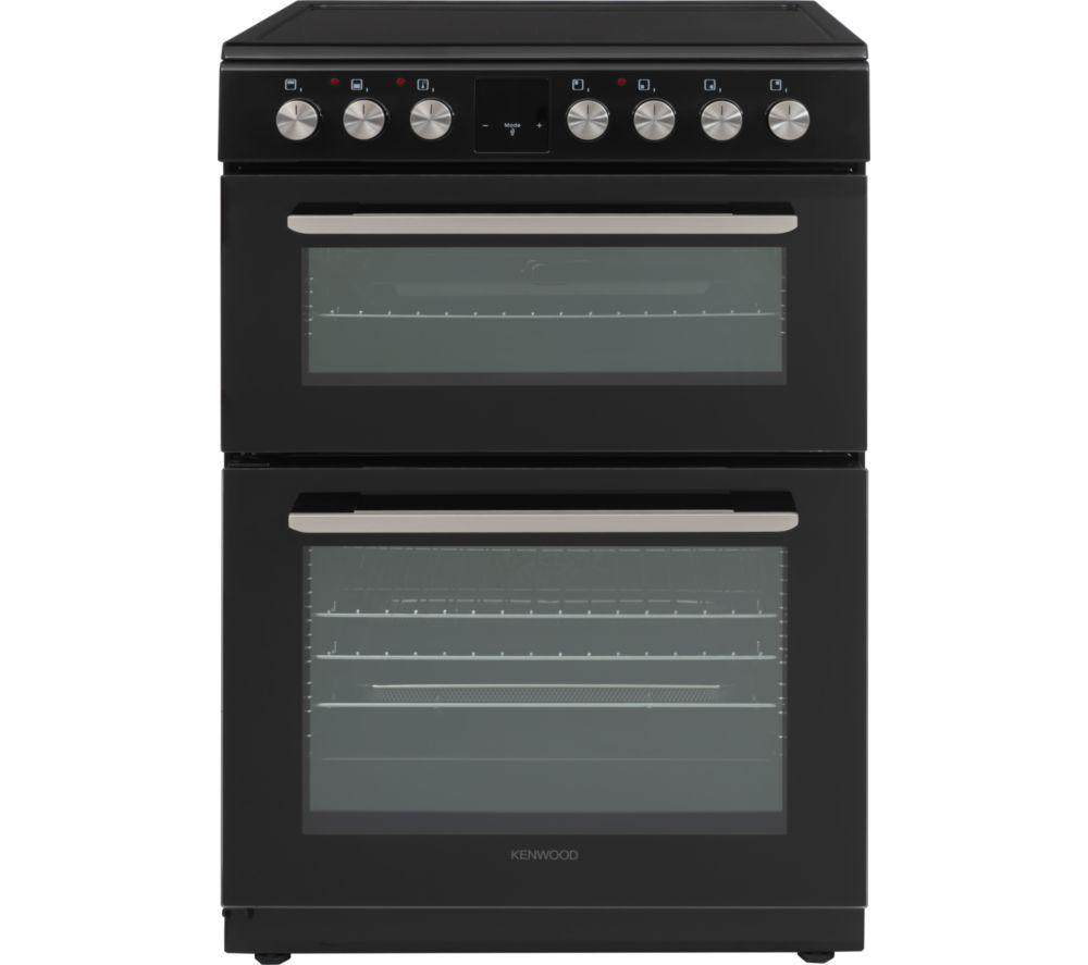 KENWOOD KDC60B25 Cocina eléctrica de cerámica de 60 cm con freidora de aire - Negra