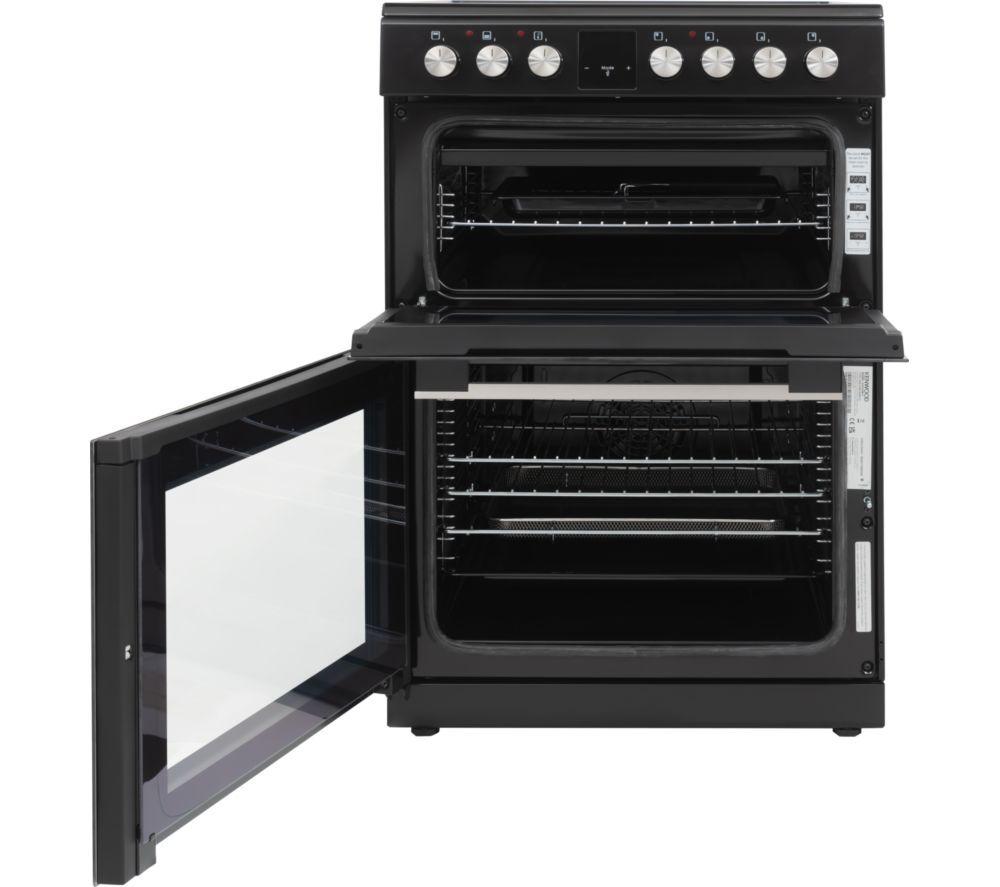 KENWOOD KDC60B25 Cocina eléctrica de cerámica de 60 cm con freidora de aire - Negra