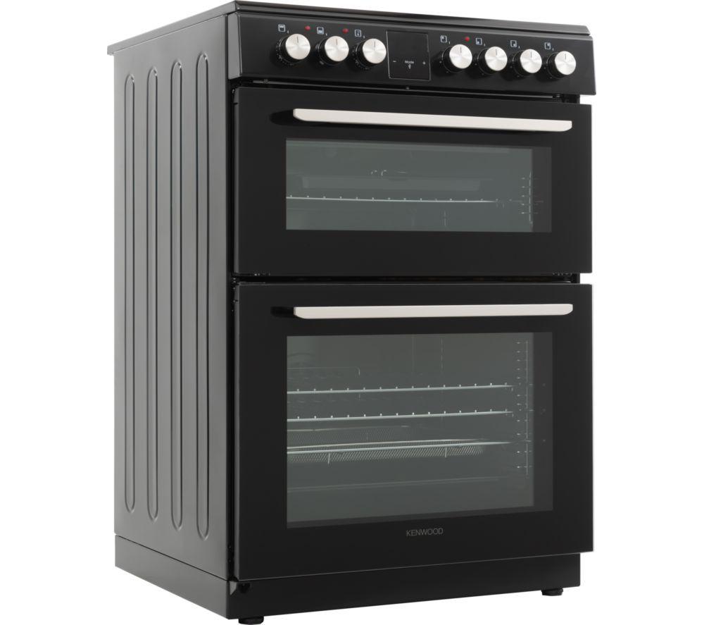 KENWOOD KDC60B25 Cocina eléctrica de cerámica de 60 cm con freidora de aire - Negra