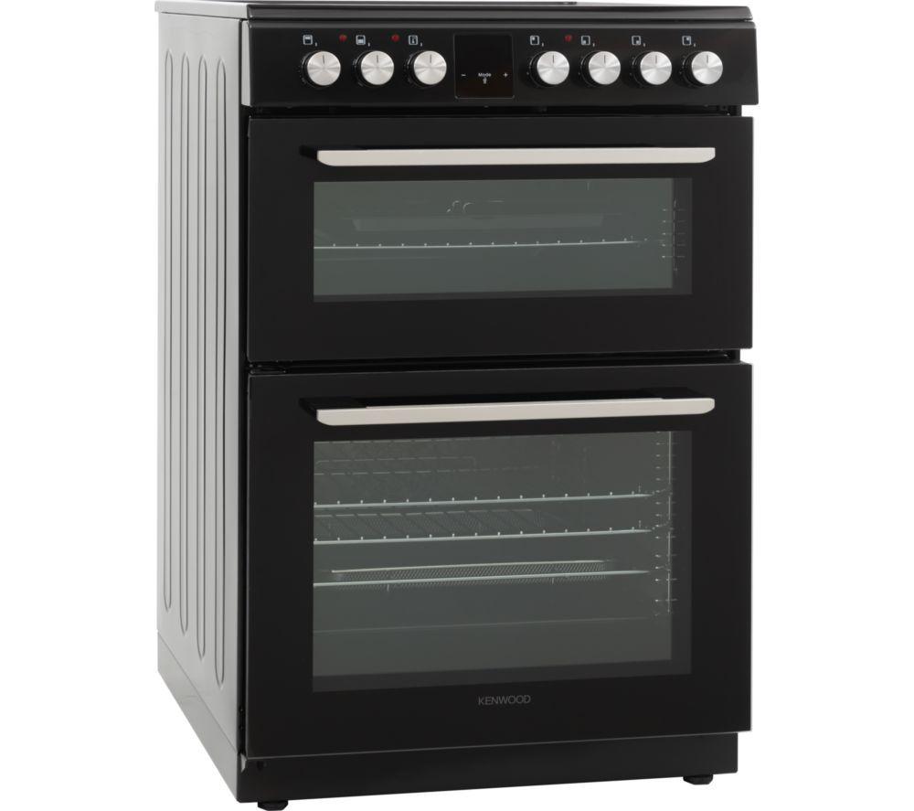 KENWOOD KDC60B25 Cocina eléctrica de cerámica de 60 cm con freidora de aire - Negra