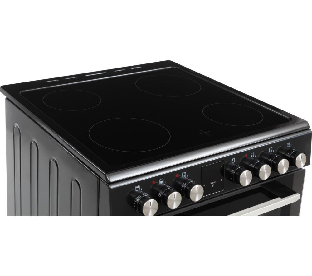 KENWOOD KDC60B25 Cocina eléctrica de cerámica de 60 cm con freidora de aire - Negra