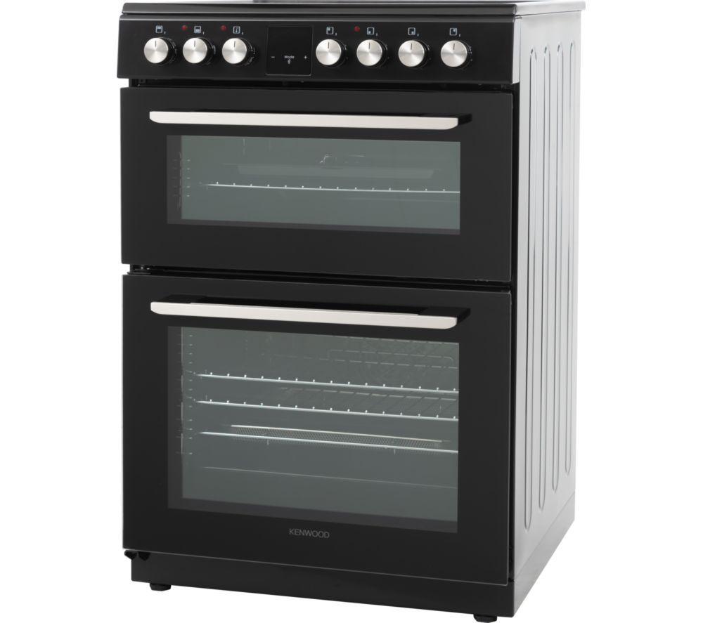 KENWOOD KDC60B25 Cocina eléctrica de cerámica de 60 cm con freidora de aire - Negra