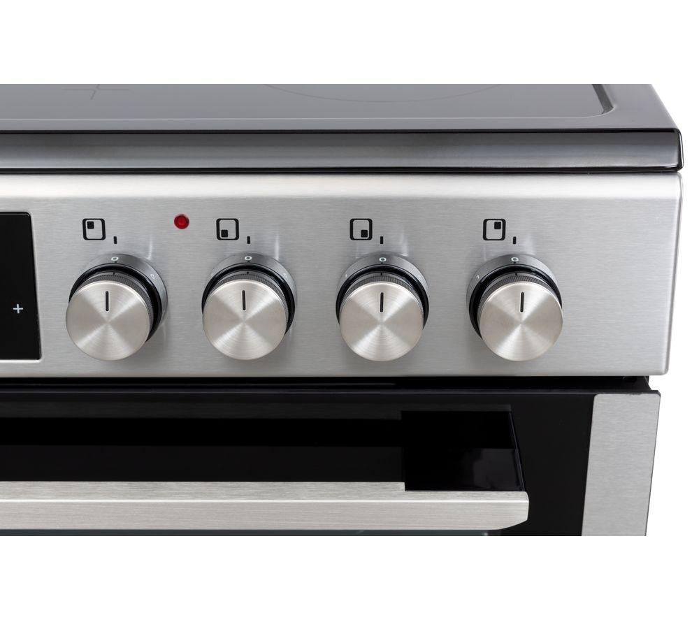 KENWOOD KDC60SS25 Cocina Eléctrica de Cerámica de 60 cm con AirFry - Inox