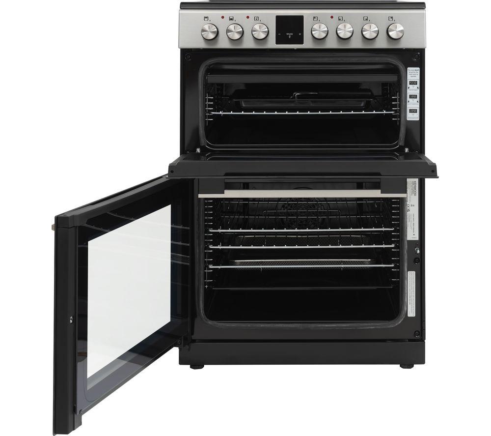 KENWOOD KDC60SS25 Cocina Eléctrica de Cerámica de 60 cm con AirFry - Inox