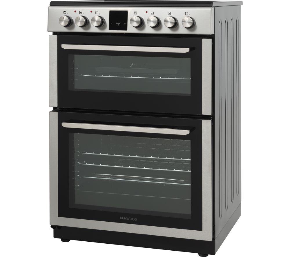 KENWOOD KDC60SS25 Cocina Eléctrica de Cerámica de 60 cm con AirFry - Inox