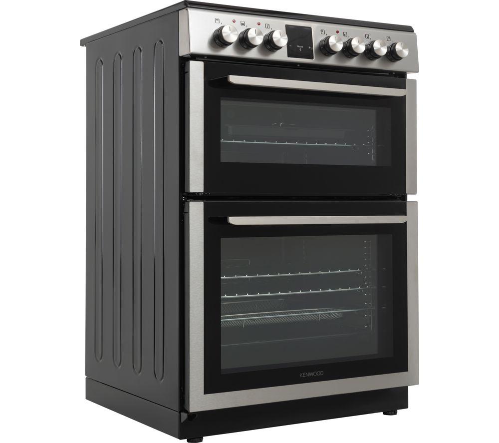 KENWOOD KDC60SS25 Cocina Eléctrica de Cerámica de 60 cm con AirFry - Inox