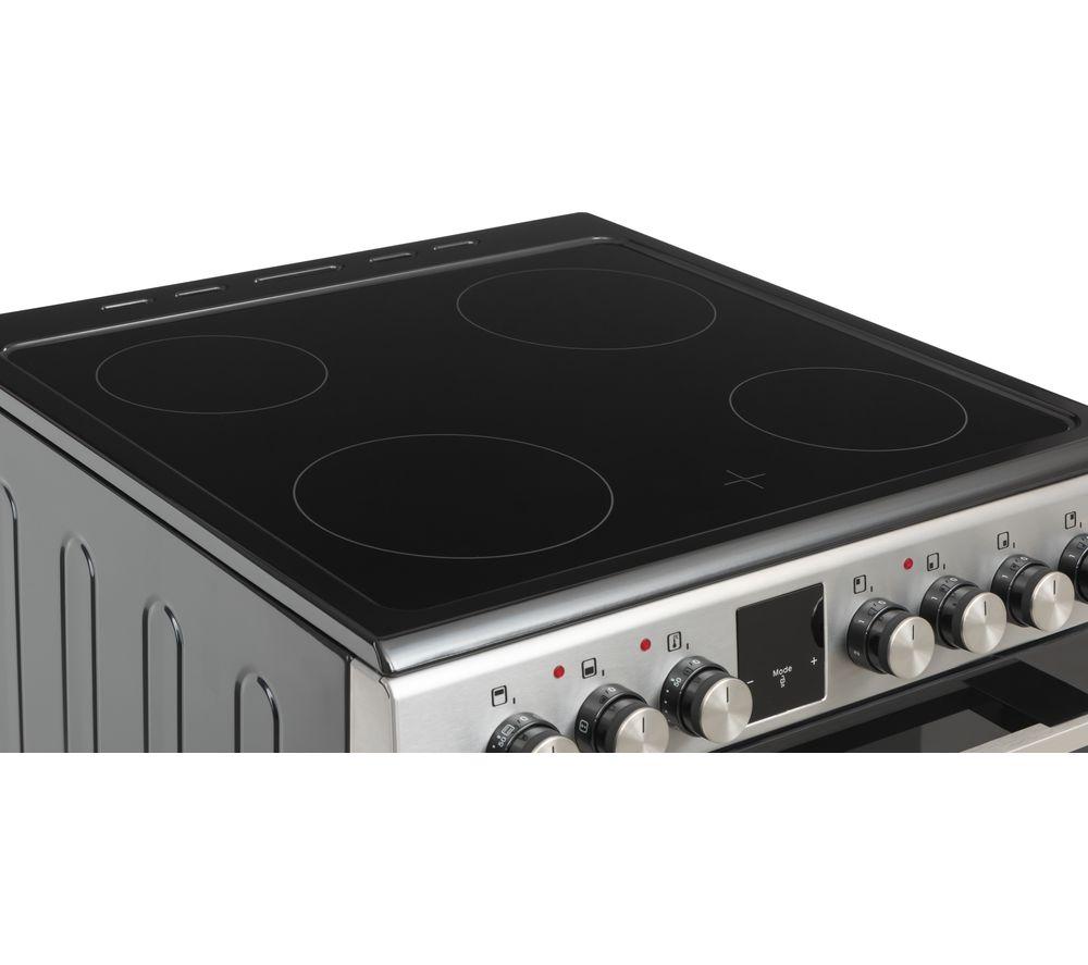 KENWOOD KDC60SS25 Cocina Eléctrica de Cerámica de 60 cm con AirFry - Inox