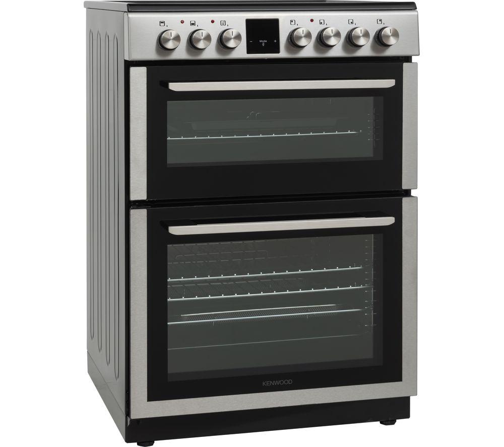 KENWOOD KDC60SS25 Cocina Eléctrica de Cerámica de 60 cm con AirFry - Inox