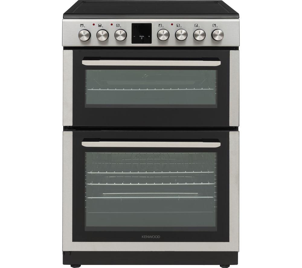 KENWOOD KDC60SS25 Cocina Eléctrica de Cerámica de 60 cm con AirFry - Inox