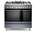 KENWOOD CK601G-SL 90 cm Gas Range Cooker – Slate Grey & Chrome