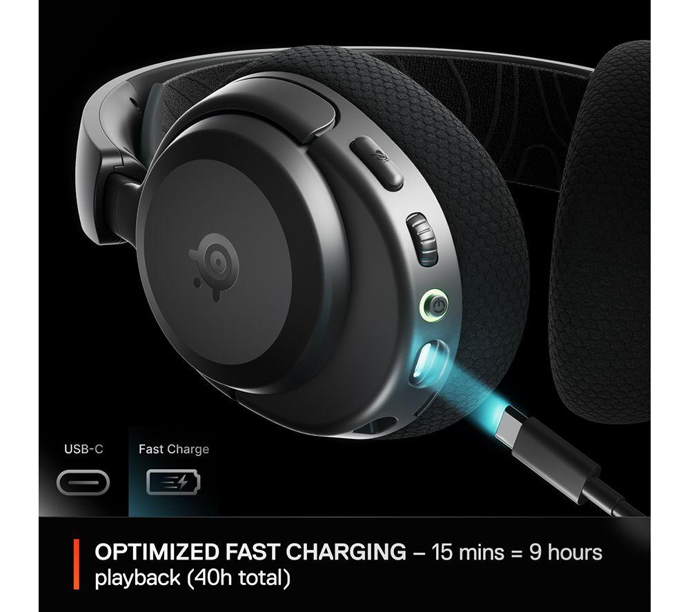 STEELSERIES Arctis Nova 3P Wireless Gaming-Headset für PS5 - Schwarz