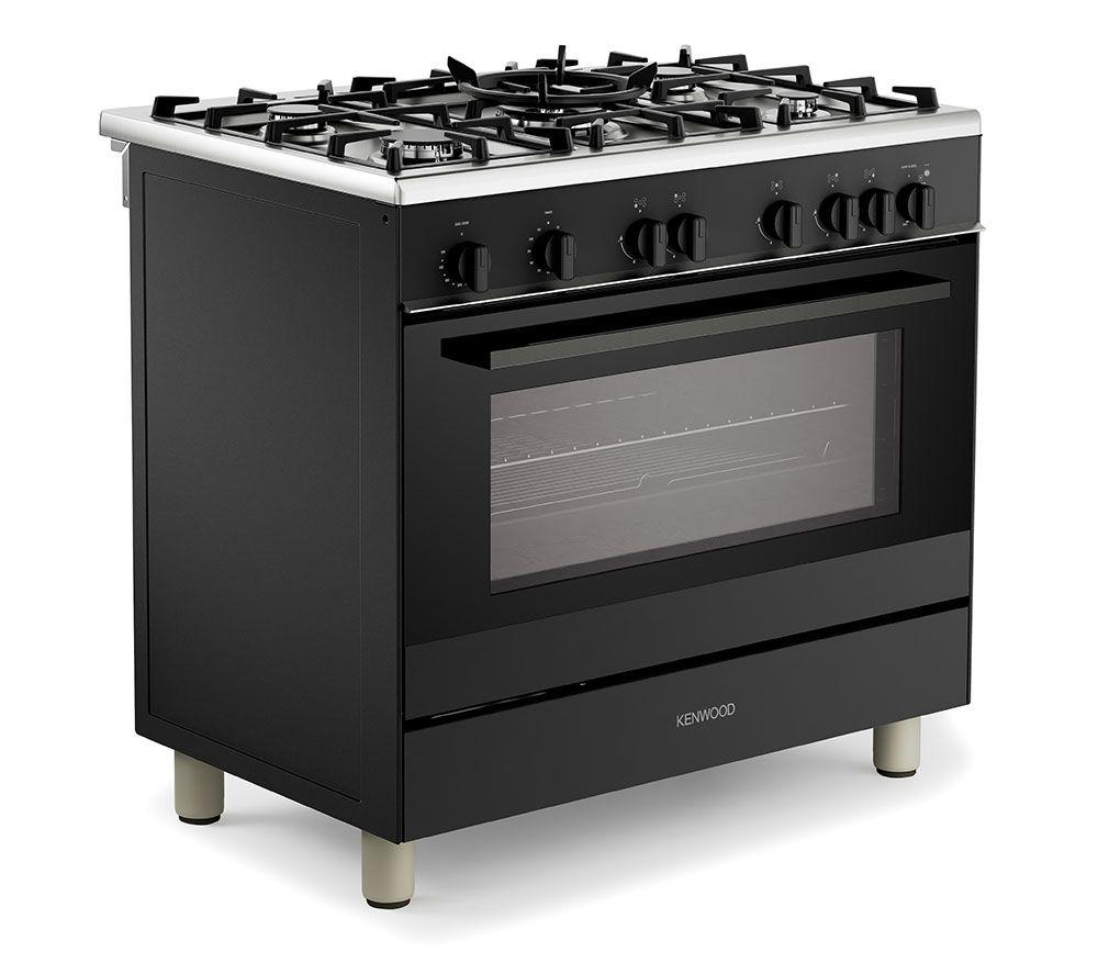 Cocina de gas KENWOOD CK501G de 90 cm - Negro mate