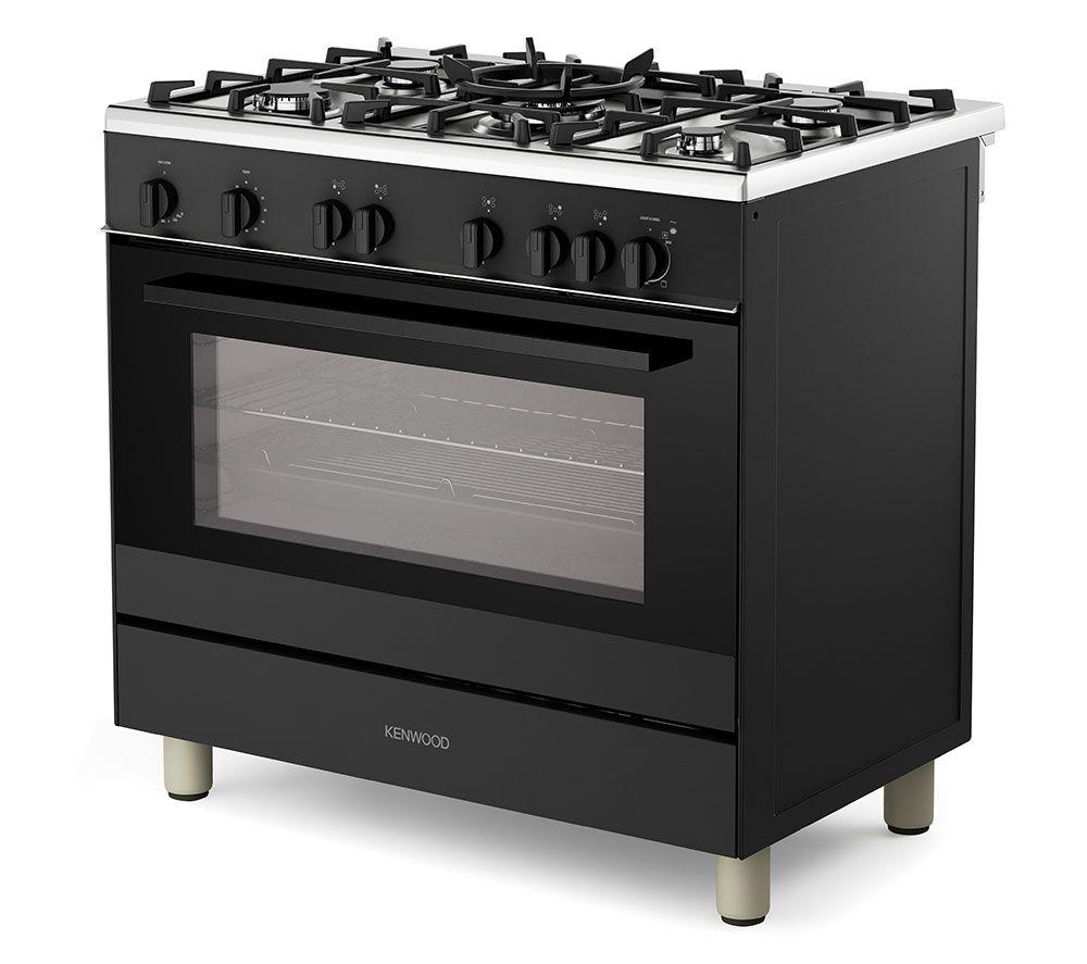 Cocina de gas KENWOOD CK501G de 90 cm - Negro mate