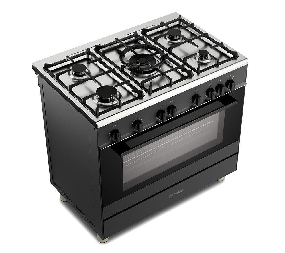 Cocina de gas KENWOOD CK501G de 90 cm - Negro mate