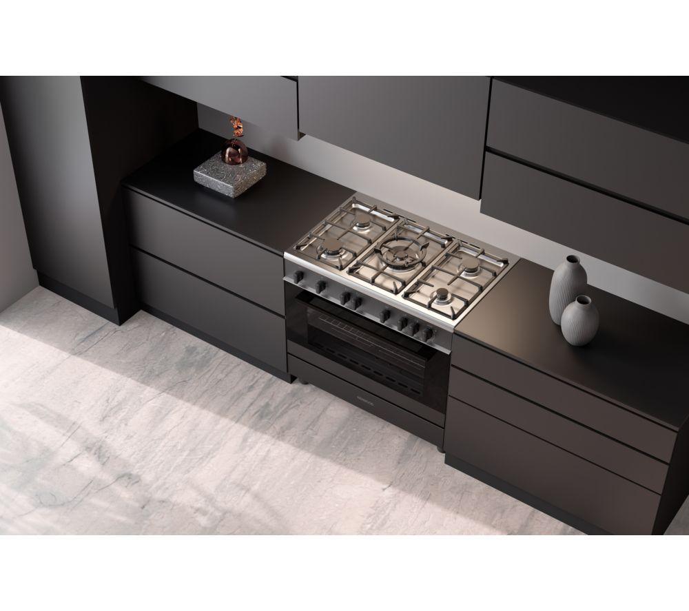 Cocina de gas KENWOOD CK501G de 90 cm - Negro mate