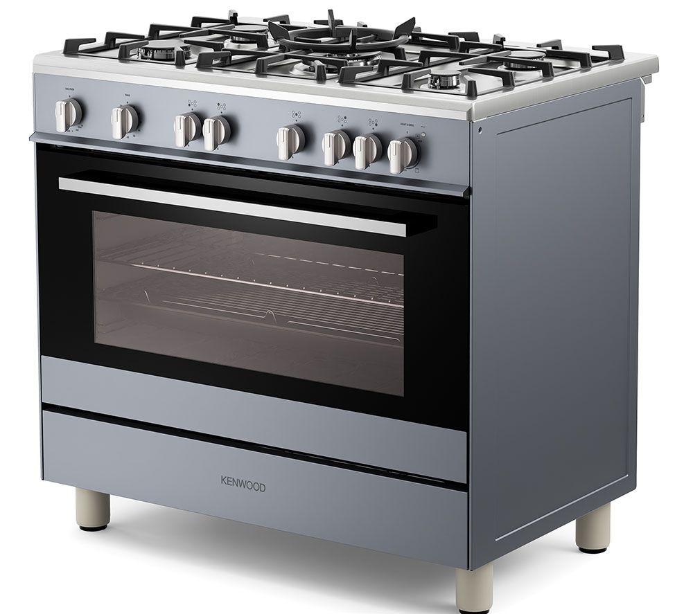 KENWOOD CK501G-SL Cocina de gas de 90 cm - Gris pizarra