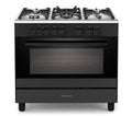 KENWOOD CK500DF 90 cm Dual Fuel Range Cooker – Matt Black & Chrome