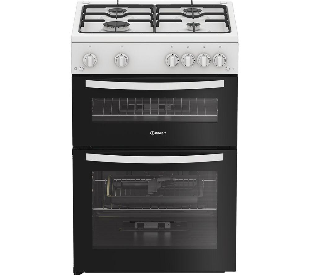 INDESIT IDG6GW 60 cm Gas Cooker - White