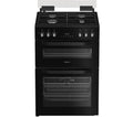 HOTPOINT Multiflow HDD6GDC2B1 60 cm Dual Fuel Cooker - Black