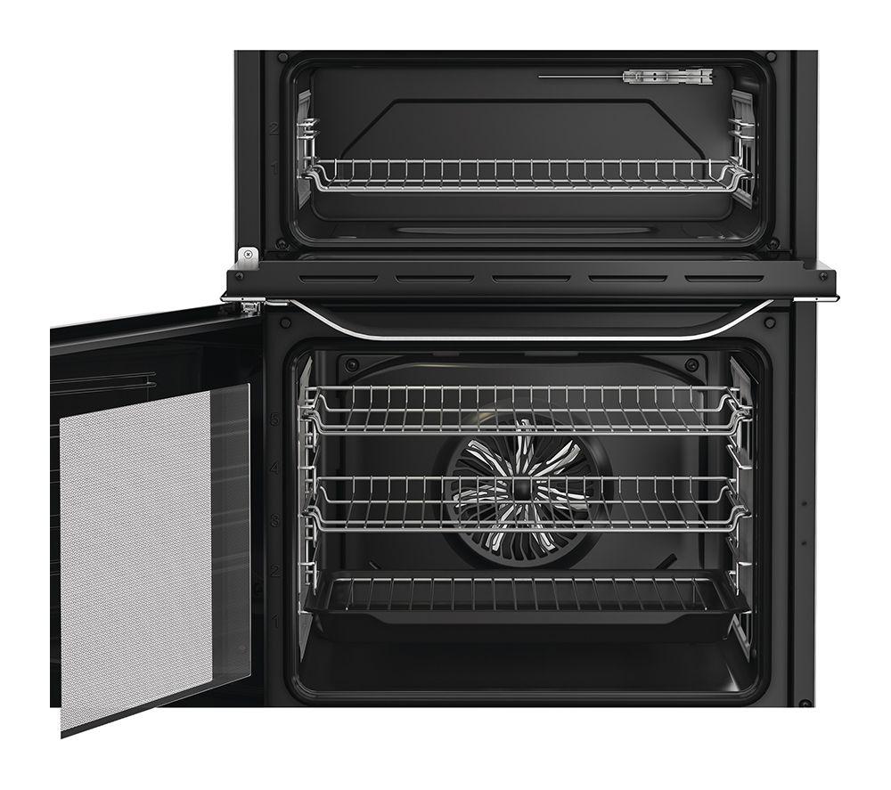 Cocina de combustible dual HOTPOINT Multiflow HDD6GDC2WX de 60 cm - Acero inoxidable