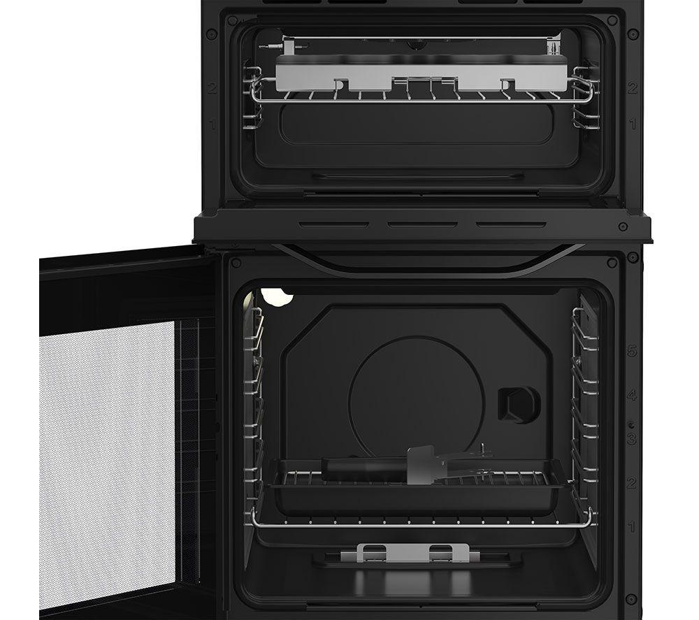 HOTPOINT HTG5GCB 50 cm Gas Cooker - Black