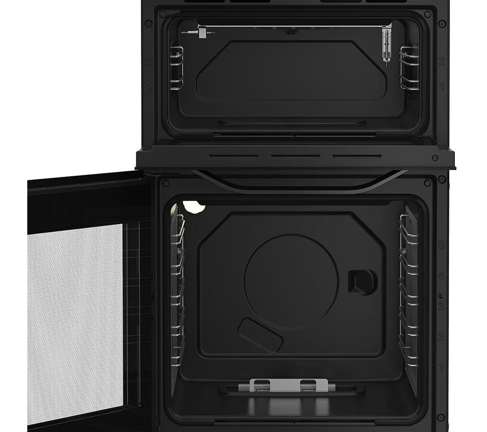 HOTPOINT HTG5GCB 50 cm Gas Cooker - Black