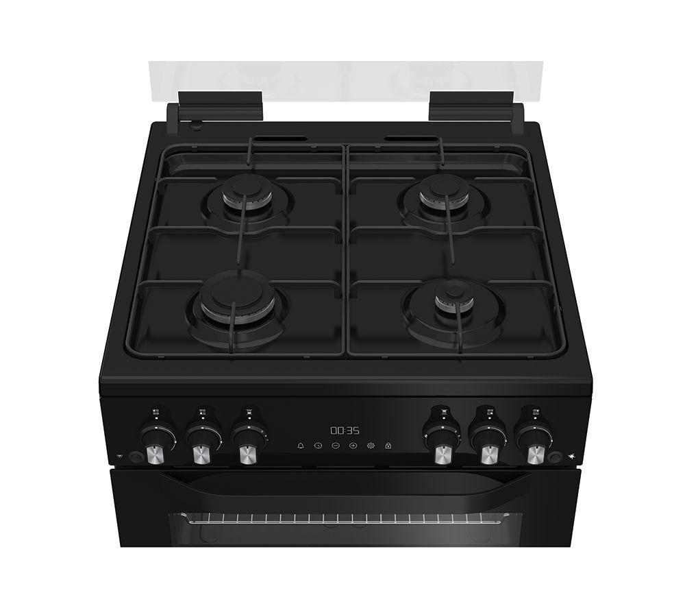 Cocina a gas HOTPOINT HDG6GDCB1 de 60 cm - Negra