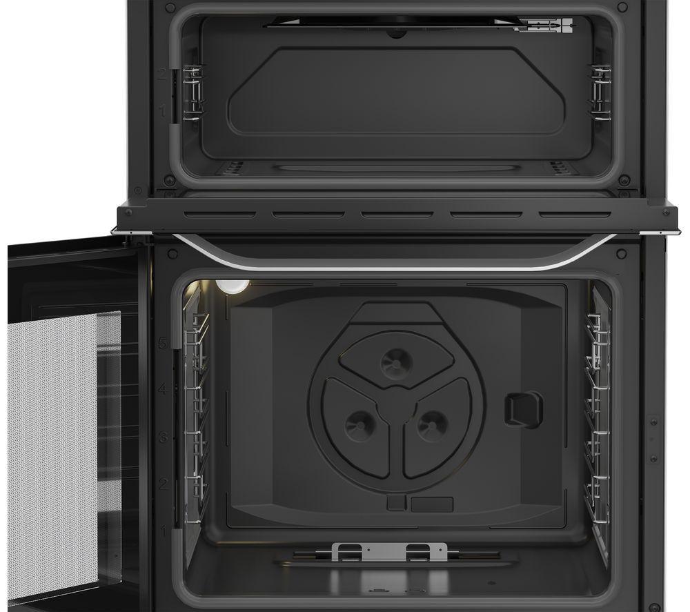 HOTPOINT HDG6GDCX 60 cm Gas Cooker - Stainless Steel