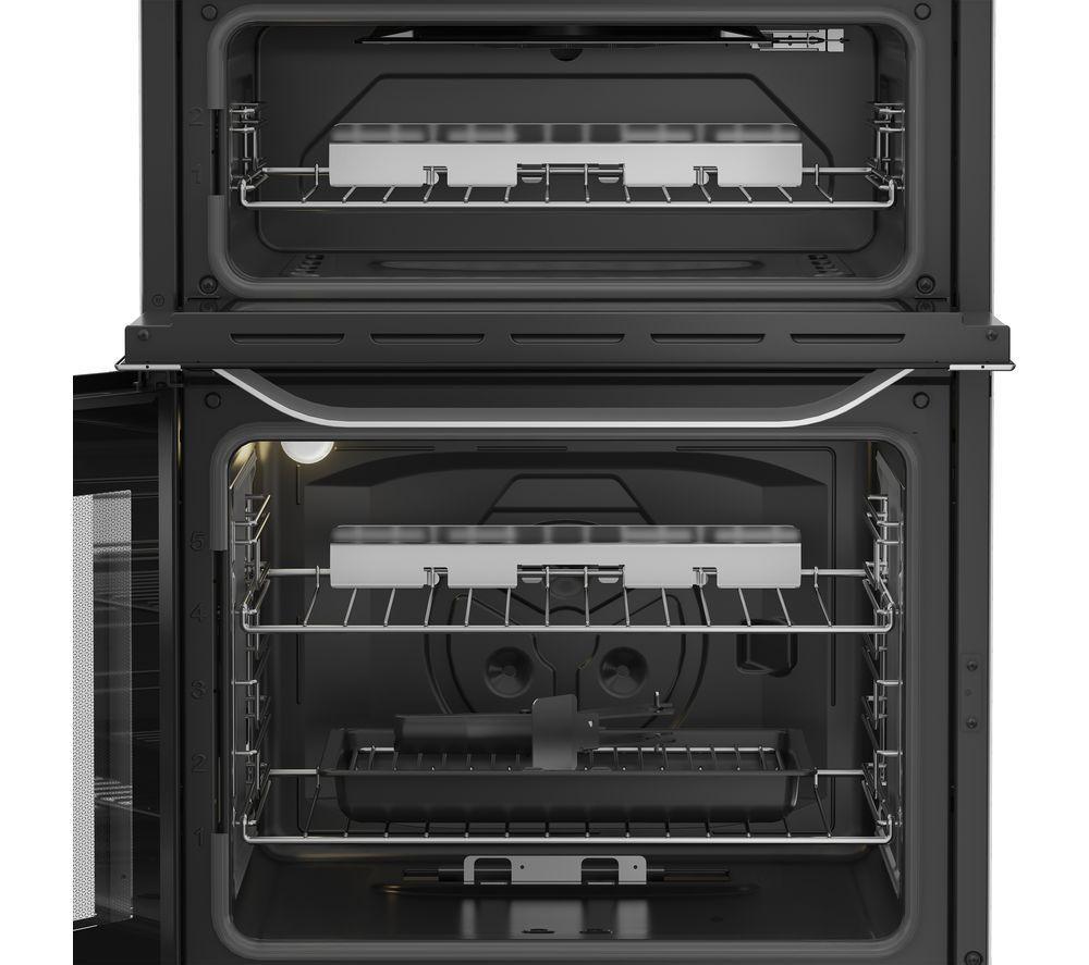 HOTPOINT HDG6GDCX 60 cm Gas Cooker - Stainless Steel