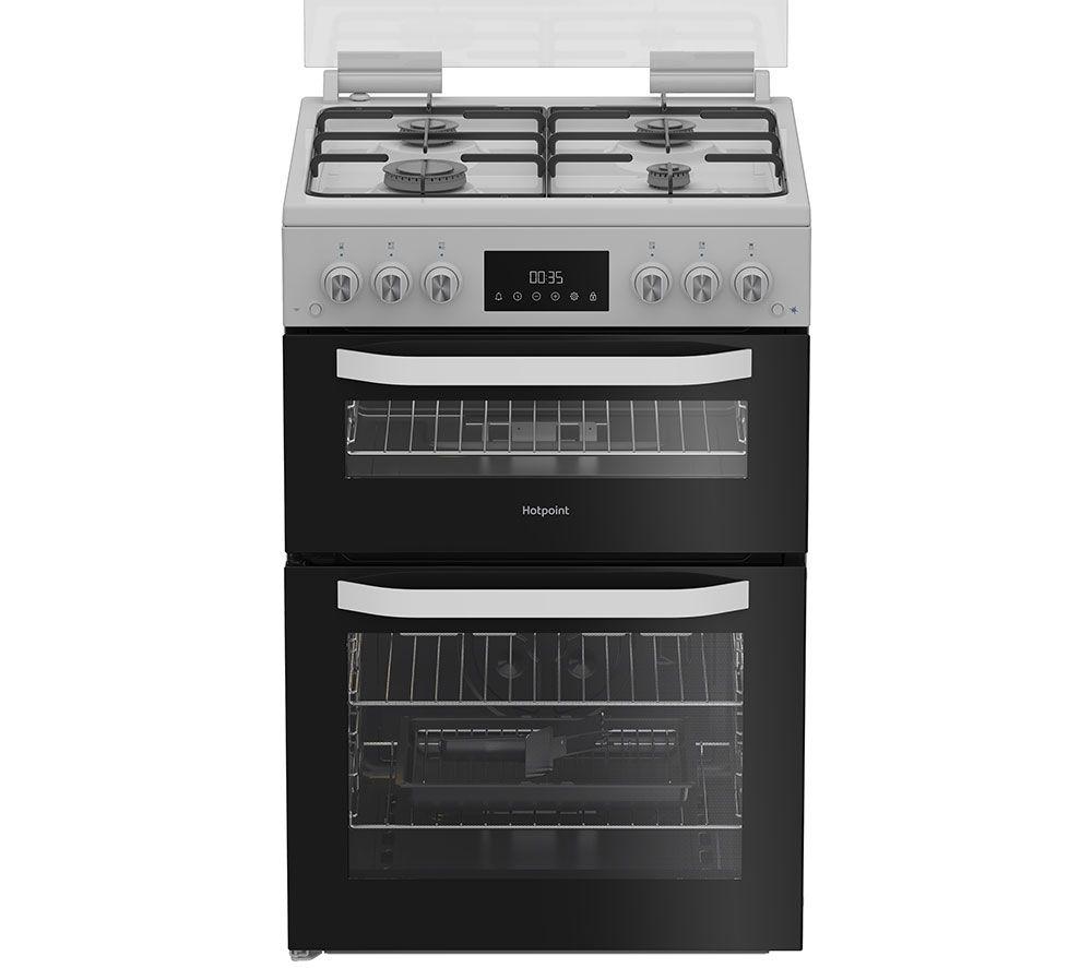 HOTPOINT HDG6GDCW 60 cm Gas Cooker - White