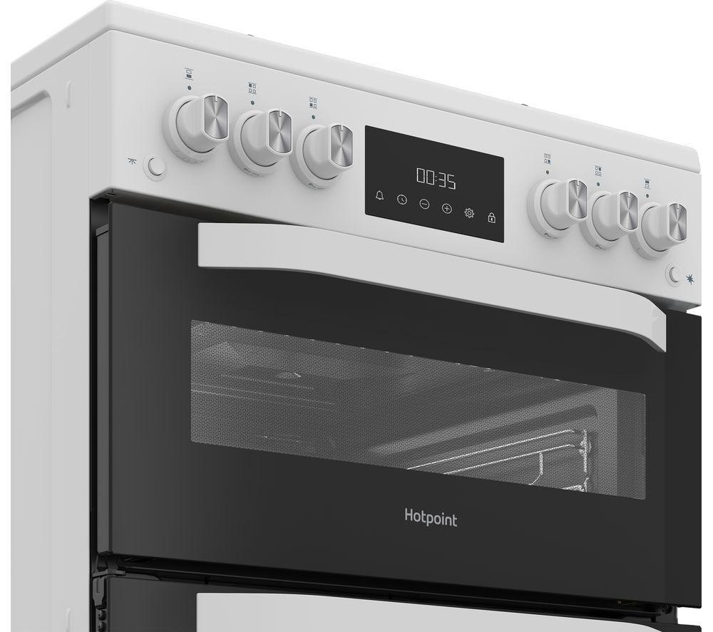 Cocina de gas HOTPOINT HDG6GDCW 60 cm - Blanca