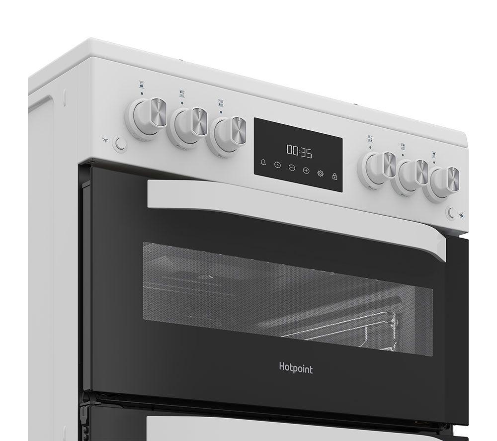 Cocina de gas HOTPOINT HDG6GDCW 60 cm - Blanca