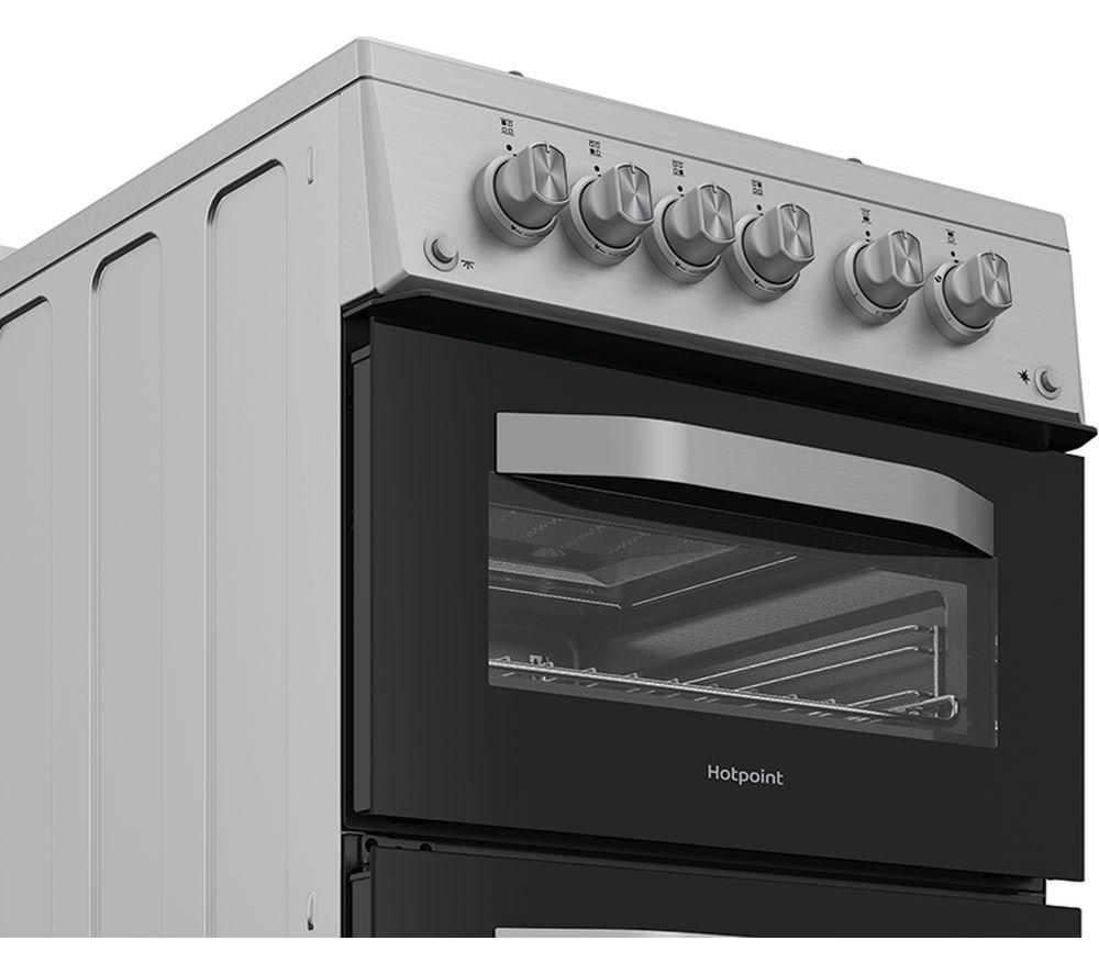 Cocina de gas Hotpoint HDG5GCX de 50 cm - Acero inoxidable