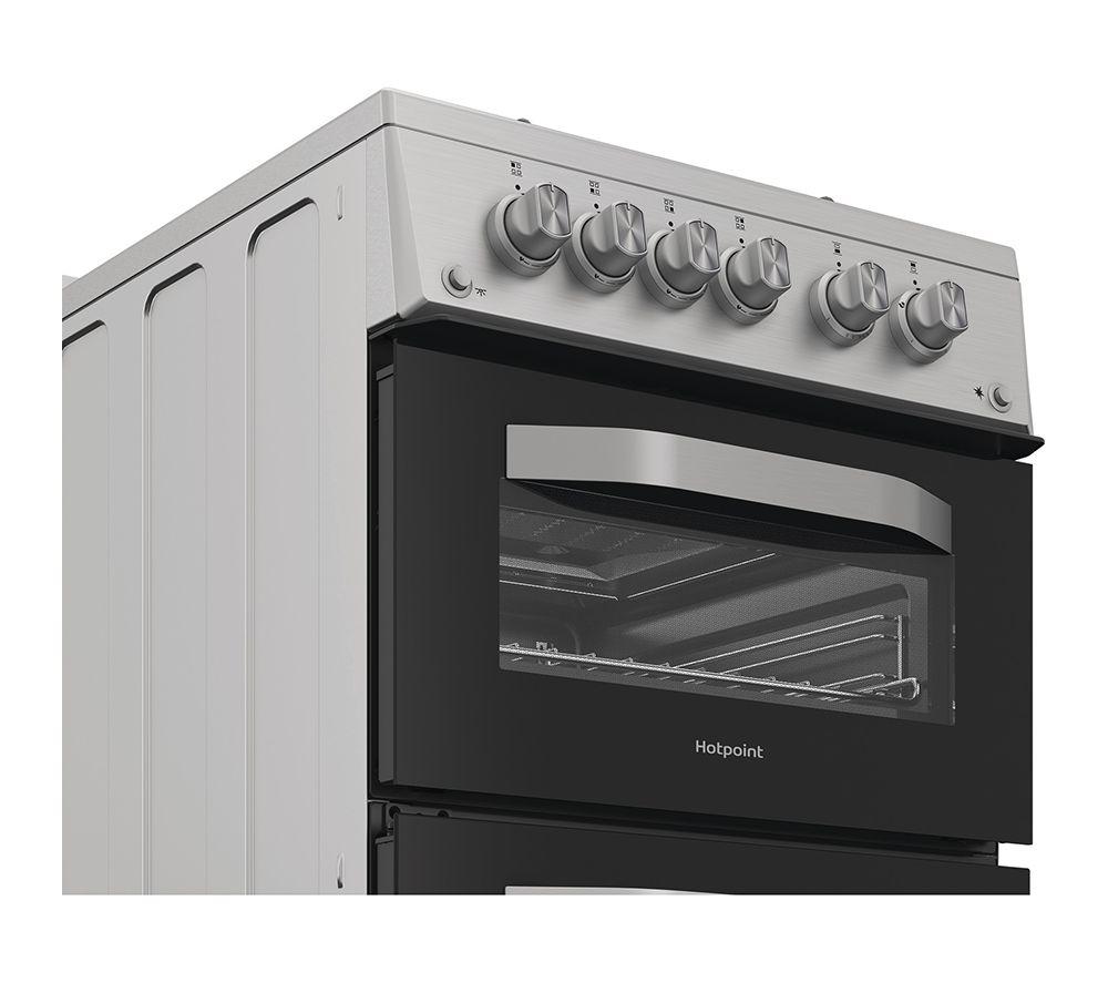 Cocina de gas Hotpoint HDG5GCX de 50 cm - Acero inoxidable