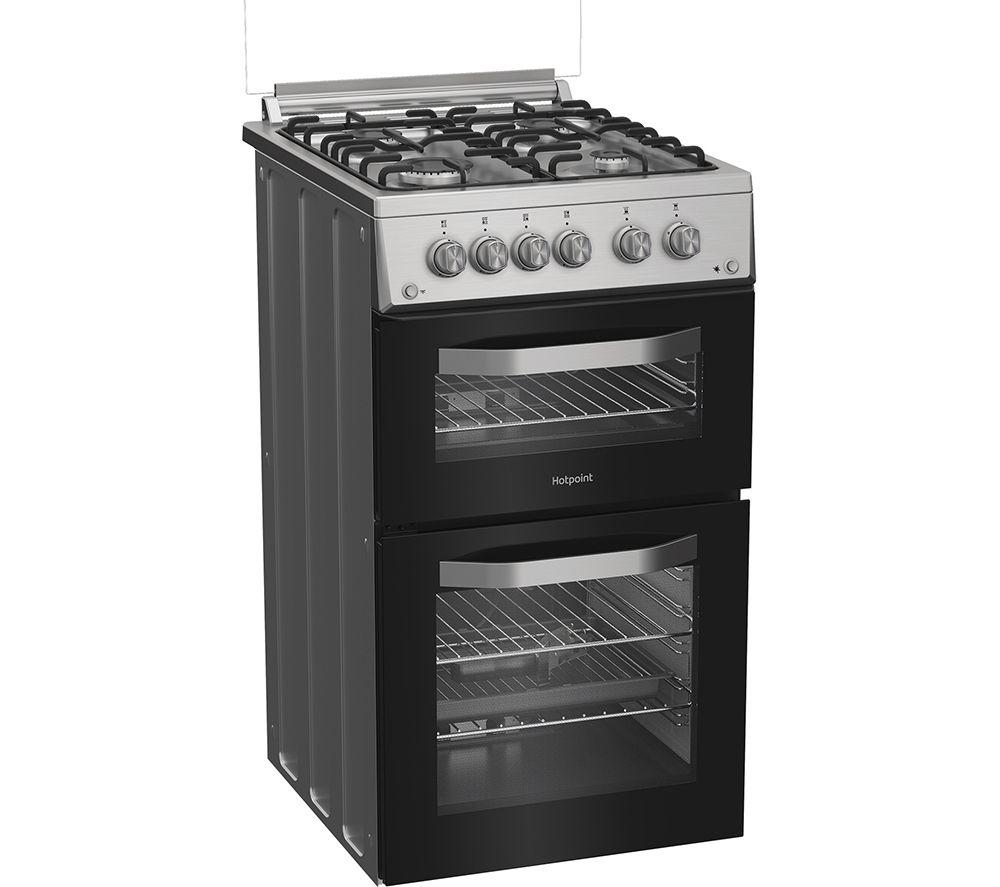 Cocina de gas Hotpoint HDG5GCX de 50 cm - Acero inoxidable