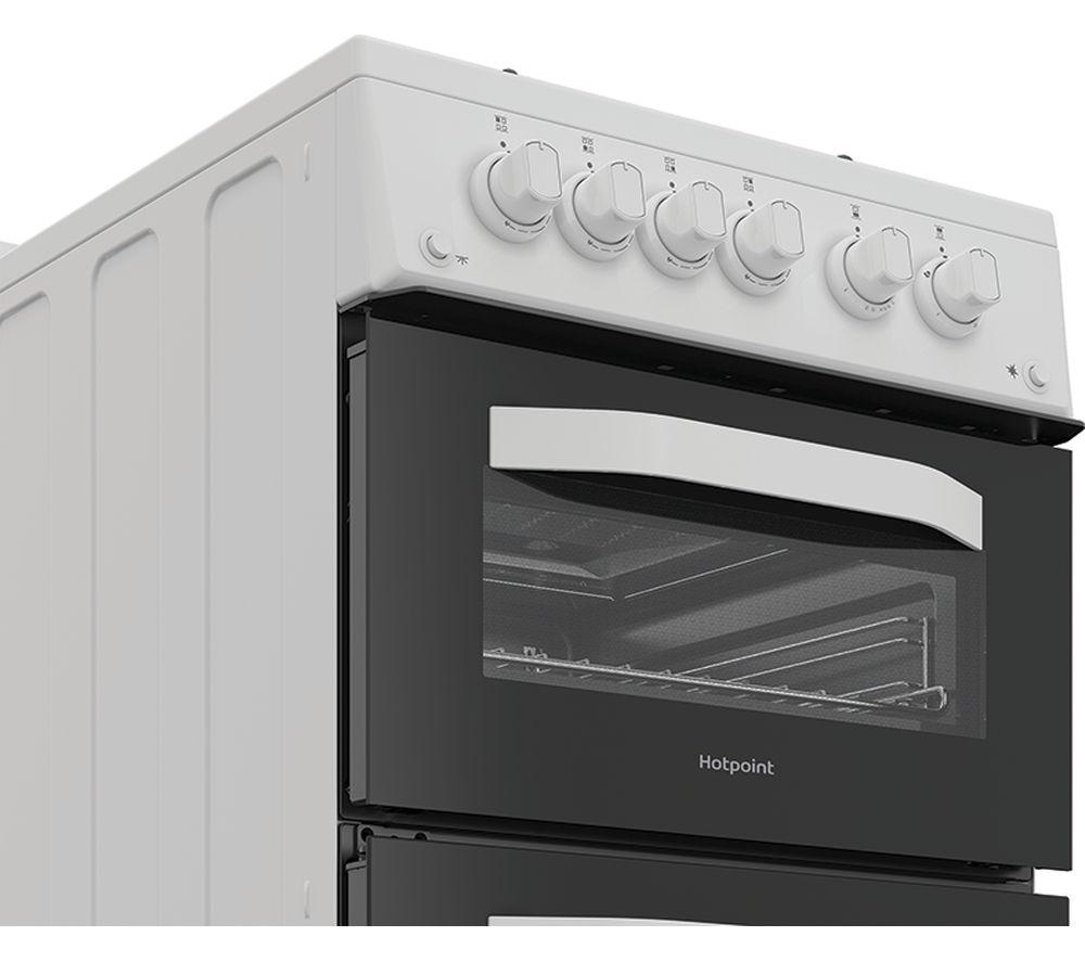 Cocina de gas HOTPOINT HDG5GCW de 50 cm - Blanca
