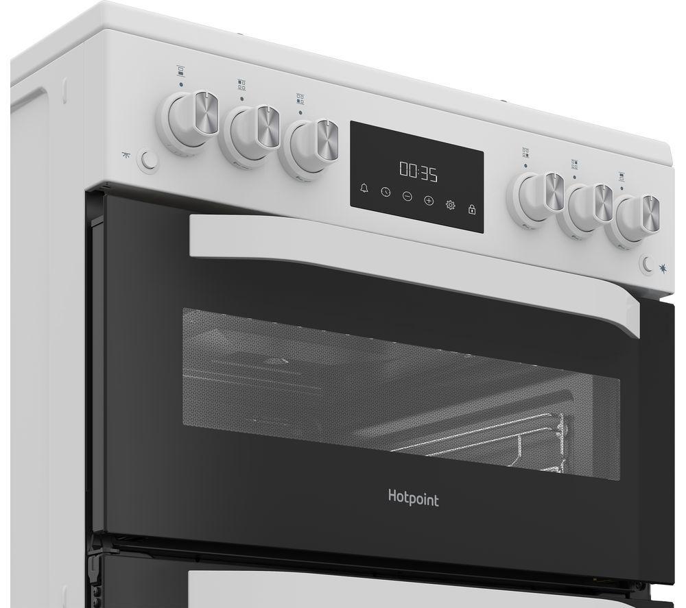 HOTPOINT HTG6GDCW 60 cm Gas Cooker - White
