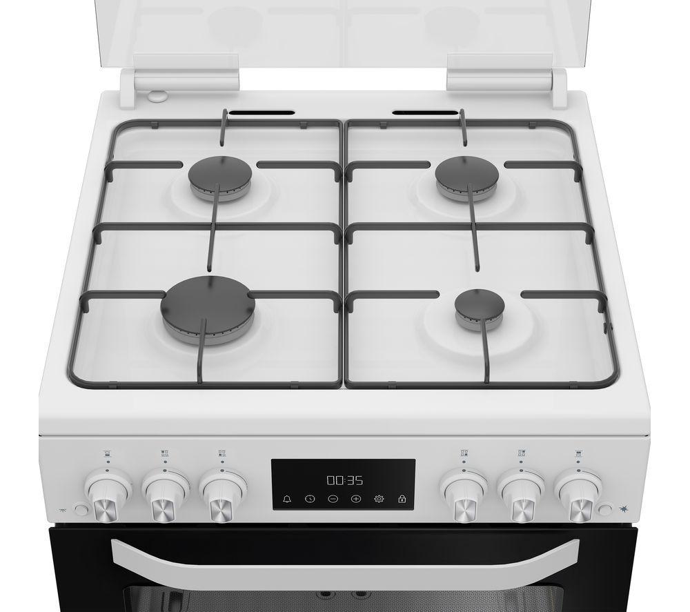 HOTPOINT HTG6GDCW 60 cm Gas Cooker - White