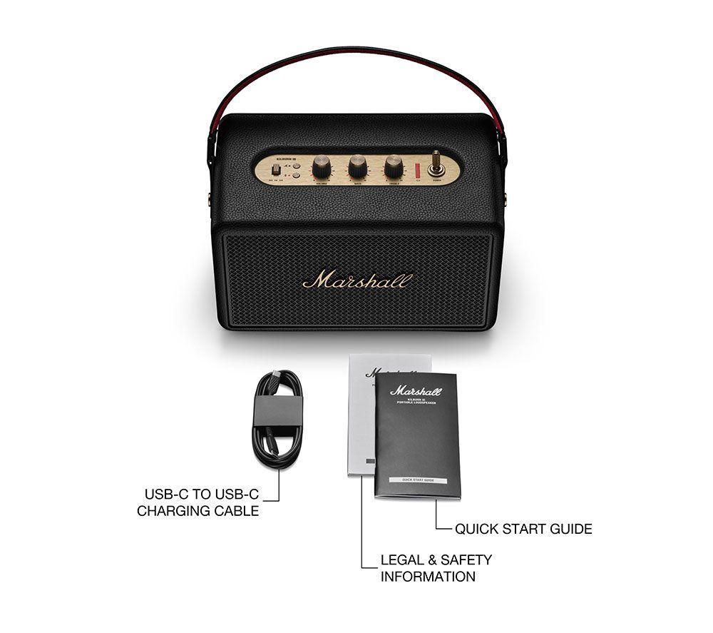 MARSHALL Kilburn III Portable Bluetooth Speaker - Black & Brass