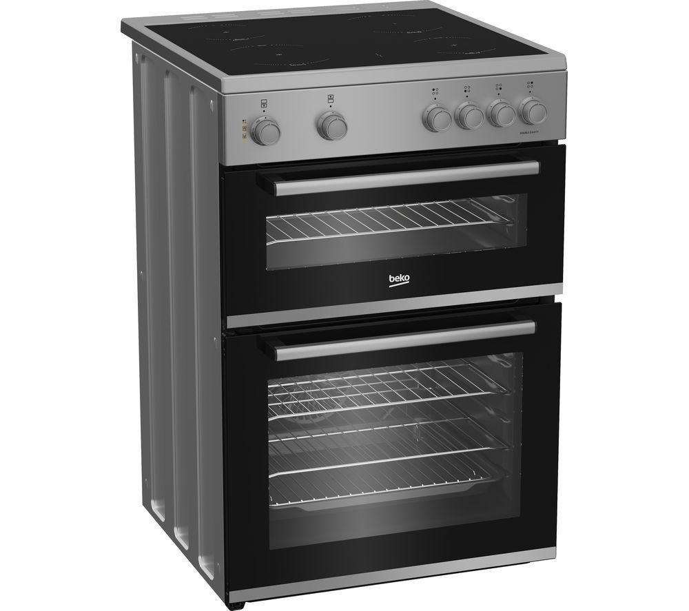 BEKO FTC6701S Cocina eléctrica de cerámica de 60 cm - Plata