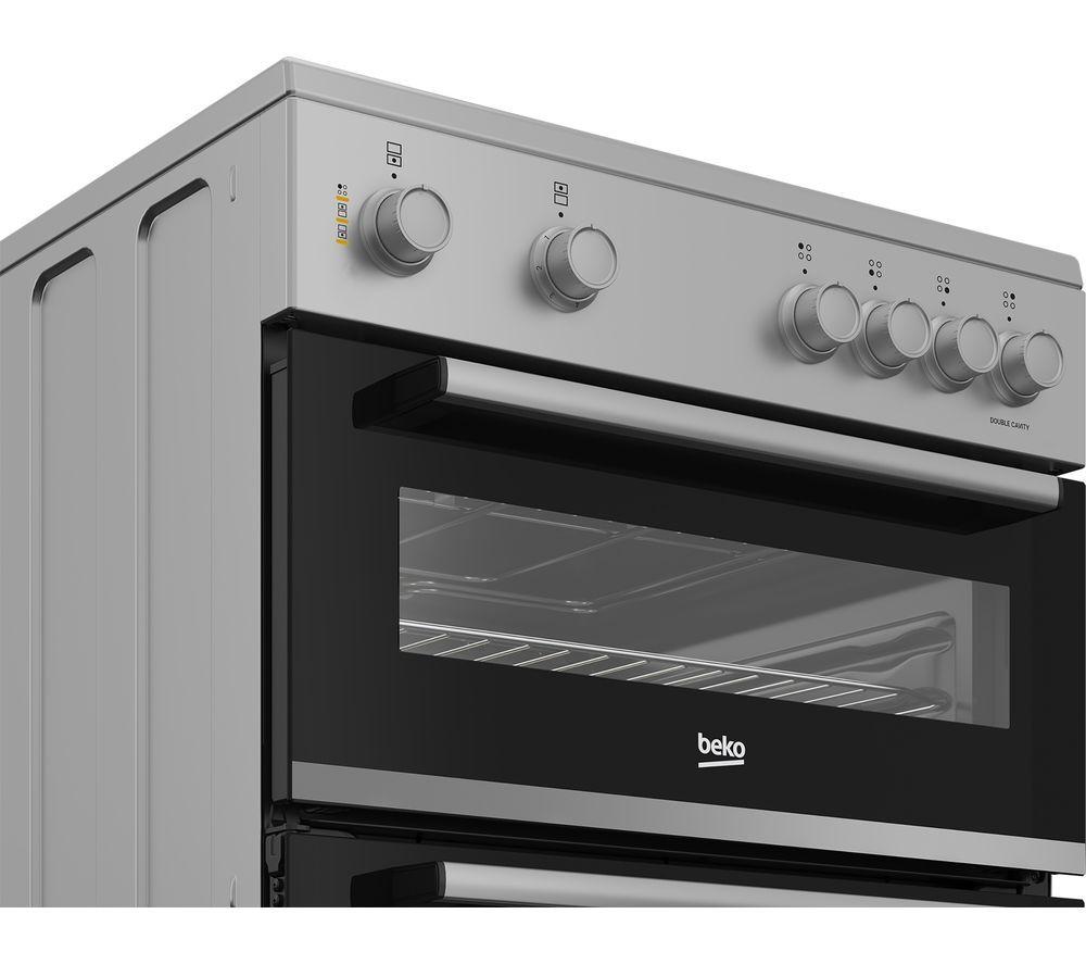 BEKO FTC6701S Cocina eléctrica de cerámica de 60 cm - Plata