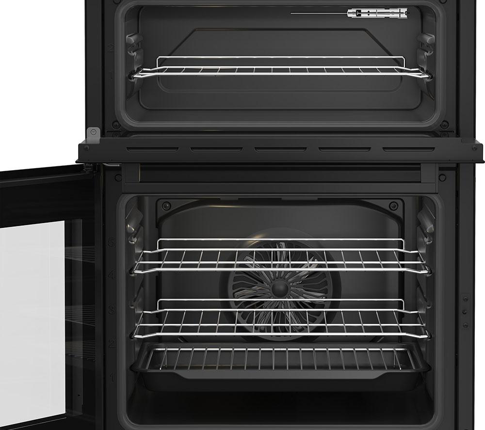 Cocina eléctrica de cerámica BEKO Pro AeroPerfect FDC6731K de 60 cm - Negra