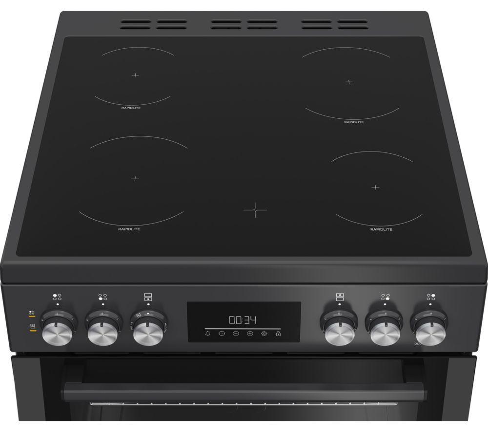 BEKO Pro AeroPerfect FDC6731A 60 cm Electric Ceramic Cooker - Anthracite