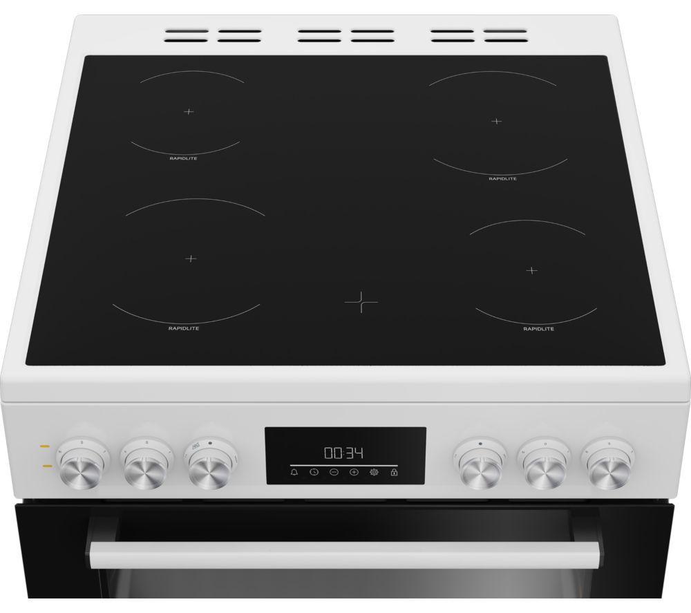 BEKO Pro AeroPerfect FDC6731W 60 cm Electric Ceramic Cooker - White