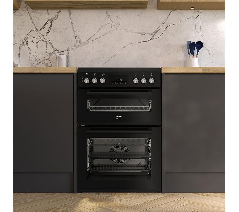 BEKO Pro AeroPerfect AirFry FDCA6732CK 60 cm Electric Ceramic Cooker - Black