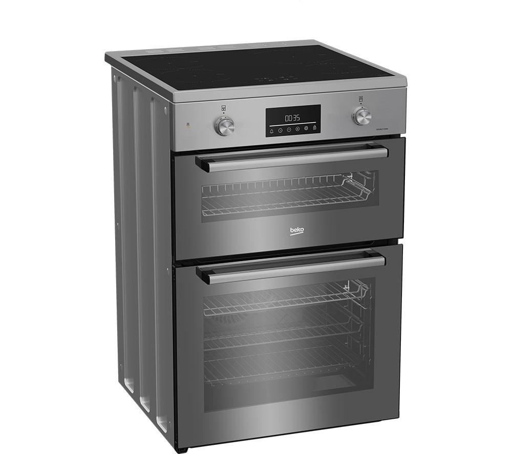Cocina de inducción eléctrica BEKO Pro AeroPerfect FDI6731CM de 60 cm - Plata