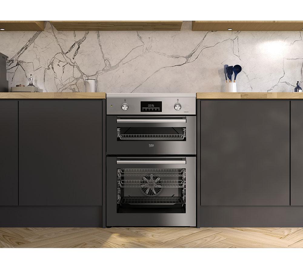 Cocina de inducción eléctrica BEKO Pro AeroPerfect FDI6731CM de 60 cm - Plata